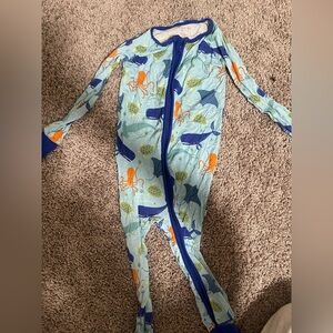 Little Sleepies Ocean-Themed One Piece pajamas